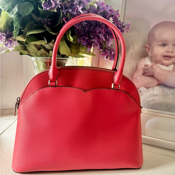 Kate Spade Pink Satchel with custom painted Bubblegum Girl Art One of A Kind - Picture 4 of 8